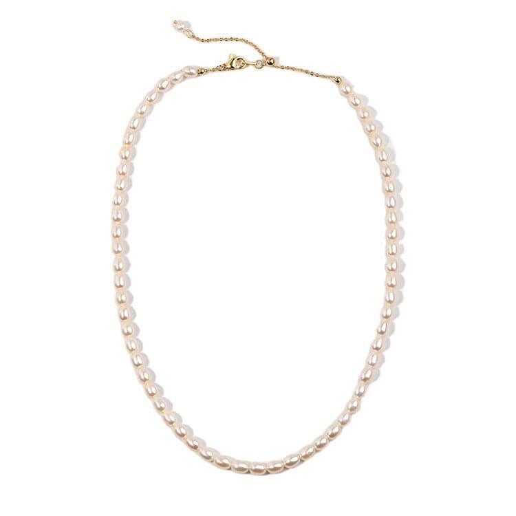 Rice Pearl Beaded Choker | Zafari Studio | necklaces