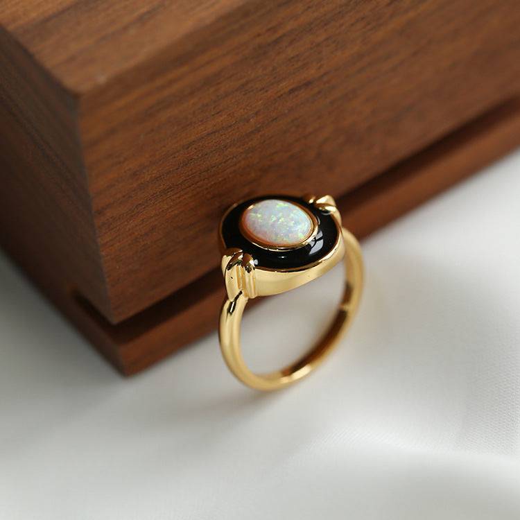 Opal Ring Gold Vermeil | Zafari Studio | rings